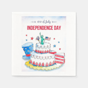 Serviette En Papier Fête patriotique