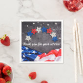 Serviette En Papier Fête patriotique (En situation)