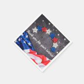 Serviette En Papier Fête patriotique (Coin)