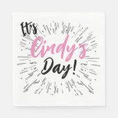 Serviette En Papier Fête personnalisée (Devant)