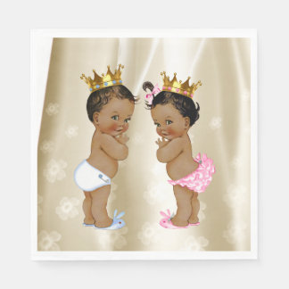 Serviette En Papier Fête prénatale pour prince et princesse bébé