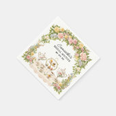 Serviette En Papier Fête Prénuptiale sur le thème de la Garden Party à (Coin)