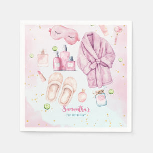Serviette En Papier Fête spa Anniversaire, Dormir, Fête de bois