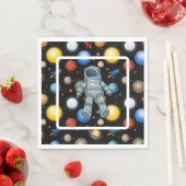 Serviette En Papier Fête spatiale (En situation)