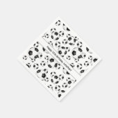 Serviette En Papier fête sportive bals de football motif (Coin)