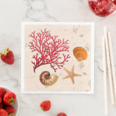 Serviette En Papier Fête sur la plage (En situation)