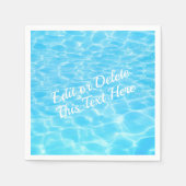 Serviette En Papier Fête sur la plage Fête d'été (Devant)