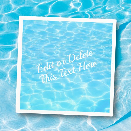 Serviette En Papier Fête sur la plage Fête d'été