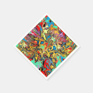 Serviette En Papier Fête tendance graffiti pour enfants