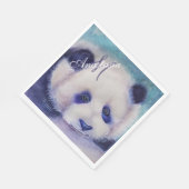 SERVIETTE EN PAPIER FÊTE THÈME NOIR ET BLANC MONOGRAMME (Coin)