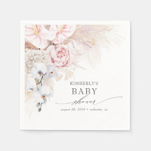 Serviette En Papier Fête tropicale pour bébé / Fête de mariage tropica