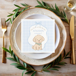 Serviette En Papier Fête vintage Snips, escargots et queues de chiots