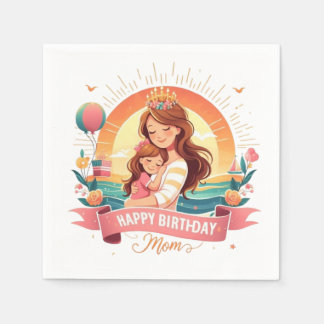 Serviette En Papier Fêter la Journée spéciale de maman