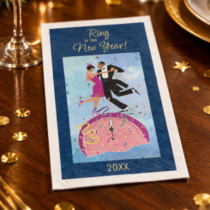 Serviette En Papier Fêter la nouvelle année