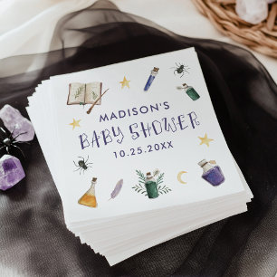 Serviette En Papier Fêtes de Bébé Halloween Potions Magiques Fantaisis