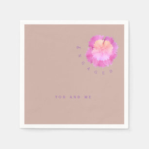 Serviette En Papier Fêtes de fiançailles