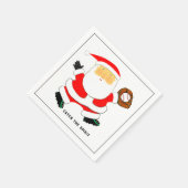 Serviette En Papier Fêtes de Noël de baseball (Coin)