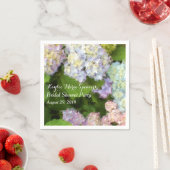 Serviette En Papier Fêtes des mariées Mariages Hydrangeas (En situation)