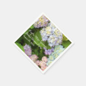 Serviette En Papier Fêtes des mariées Mariages Hydrangeas (Coin)
