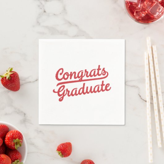 Serviette En Papier Fêtes Diplômé Classique Sport Simple (En situation)