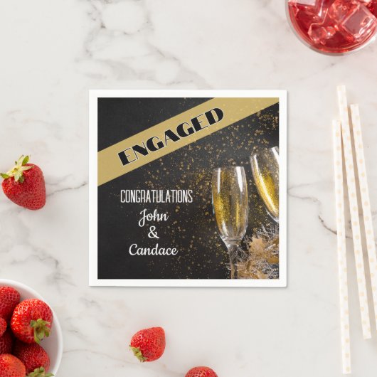 Serviette En Papier Fêtez ! CUSTOM Retraite partie Napkins (En situation)