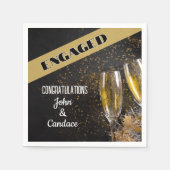 Serviette En Papier Fêtez ! CUSTOM Retraite partie Napkins (Devant)