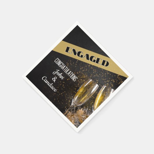 Serviette En Papier Fêtez ! CUSTOM Retraite partie Napkins (Coin)