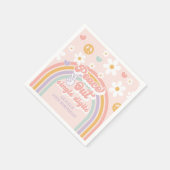 Serviette En Papier Fêtez les 10 ans avec Peace Out Single Digits (Coin)