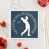 Serviette En Papier Fêtez un anniversaire incontournable Golf (En situation)