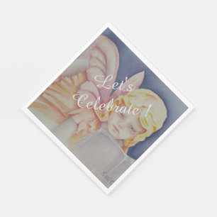 Serviette En Papier Fêtons la lecture