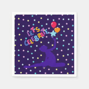 Serviette En Papier Fêtons les étoiles et les ballons
