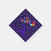 Serviette En Papier Fêtons les étoiles et les ballons (Coin)