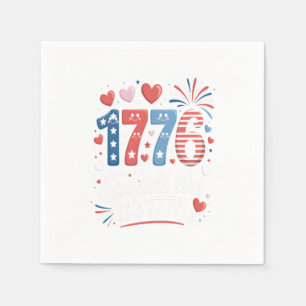 Serviette En Papier Feu d’artifice 4 juillet 1776