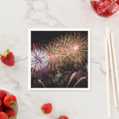 Serviette En Papier Feu d'artifice (En situation)