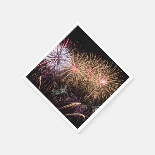 Serviette En Papier Feu d'artifice (Coin)