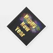 Serviette En Papier Feu d'artifice du Nouvel An (Coin)