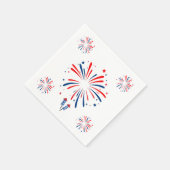 Serviette En Papier Feu d'artifice Napkin (Coin)