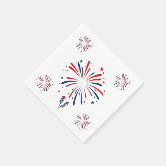 Serviette En Papier Feu d'artifice Napkin (Coin)