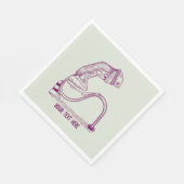 Serviette En Papier Feu de circulation triste (Coin)