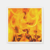 Serviette En Papier Feu et flammes (Devant)