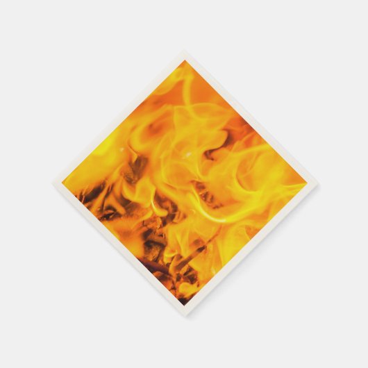 Serviette En Papier Feu et flammes (Coin)