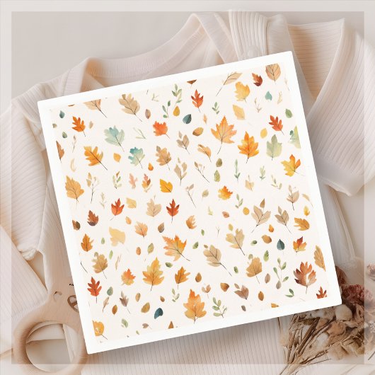 Serviette En Papier Feuil automne |