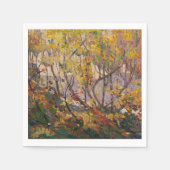 Serviette En Papier Feuillage d'automne - Paysage canadien par Tom Tho (Devant)