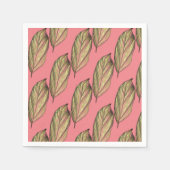 Serviette En Papier Feuille (Devant)