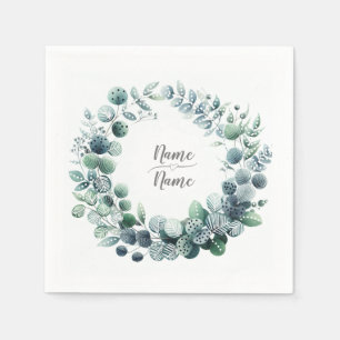 Serviette En Papier Feuille Botanique d'Eucalyptus