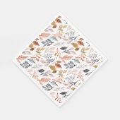 Serviette En Papier feuille d'arbre (Coin)