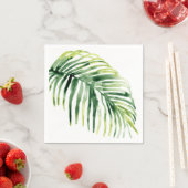 Serviette En Papier Feuille de bijou tropicale (En situation)