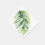 Serviette En Papier Feuille de bijou tropicale (Coin)