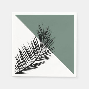 Serviette En Papier Feuille de palme