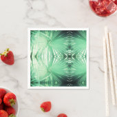 Serviette en papier feuille de palmier vert pâle é (En situation)